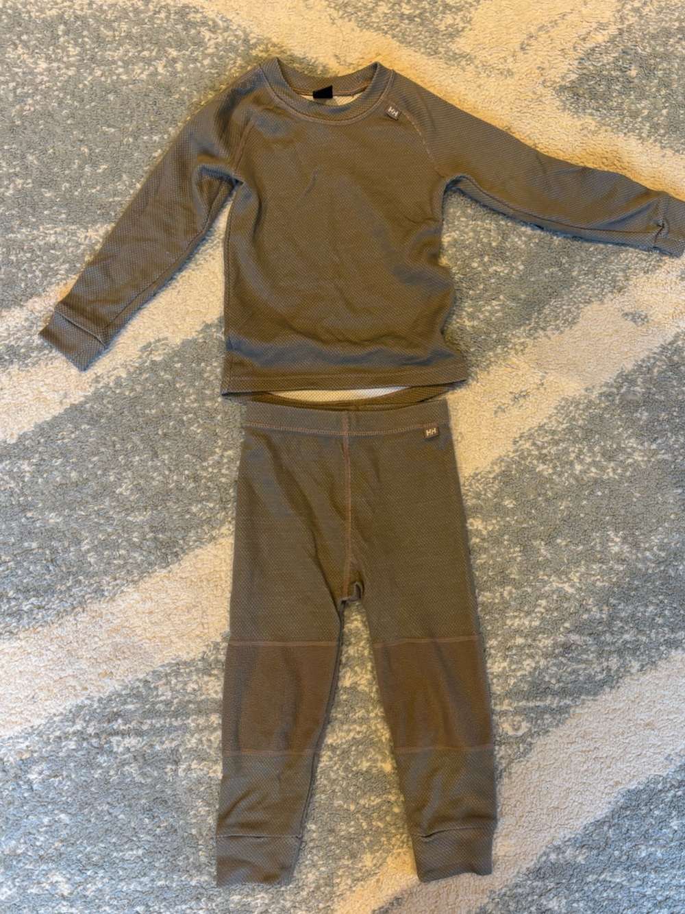 Helly Hansen Kids Gray Thermal Two-Piece Set